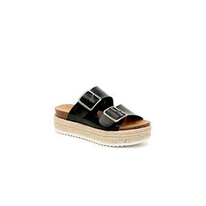 Espadrille Platform Slides / size 9